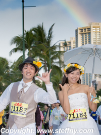 Honolulu Marathon 2014 - Heiratslauf unterm Regenbogen