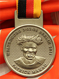 Medaille Berlin Marathon 2012