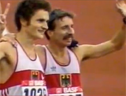 Marathon EM 1986 Herbert Steffny und Ralf Salzmann überraschen